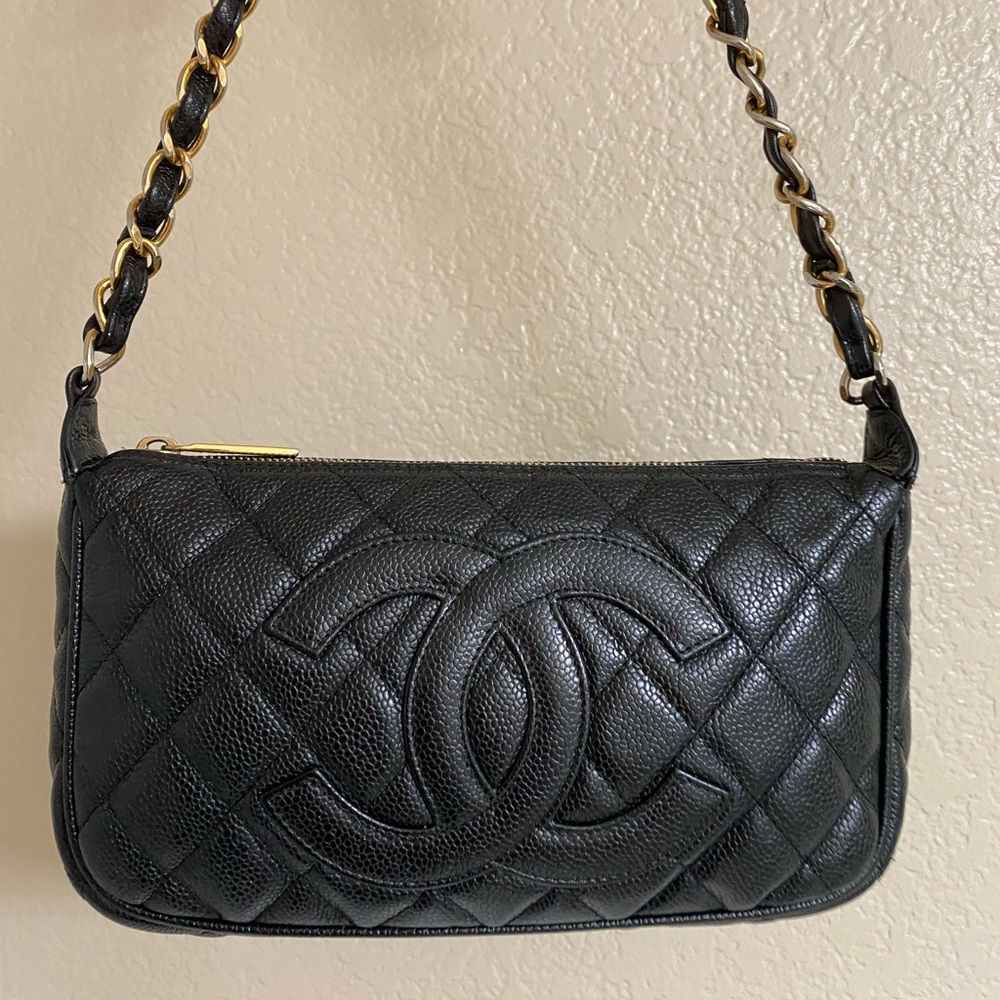 Chanel Timeless CC Pochette Shoulder Bag